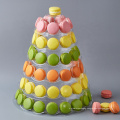 New Food Grade PVC plastic 6 Tiers  Macaron Tower Stand Cupcake Display For wedding Birthday Party Decoration